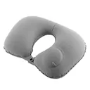 Oppustelig nakkepude grå