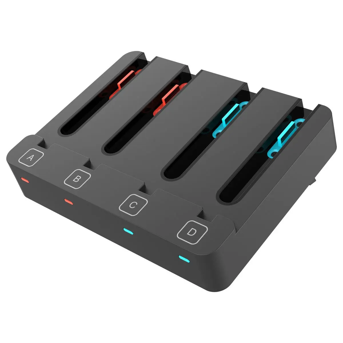 Latausasema 4 Joy-Con-ohjaimelle, Musta