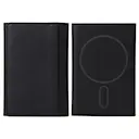 Læderpung MagSafe Kickstand sort