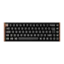 K6 HE Trådløst gamingtastatur Tri-Mode Hot Swap QMK Gateron, Wood Black