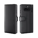 Nothing Phone 4a Plånboksfodral i Äkta Läder, Svart