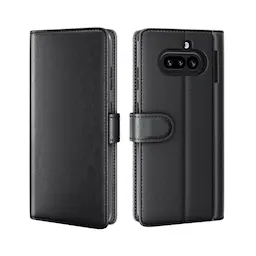 Nothing Phone 4a Slankt mobiletui i ægte læder, Sort