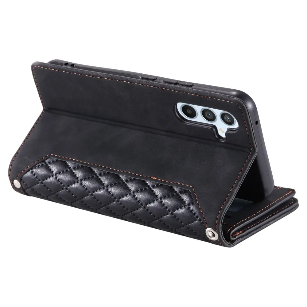 Plånboksväska Samsung Galaxy A54 Quilted Svart