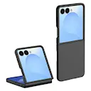 Hard Case Rubberized Samsung Galaxy Z Flip 8 Musta