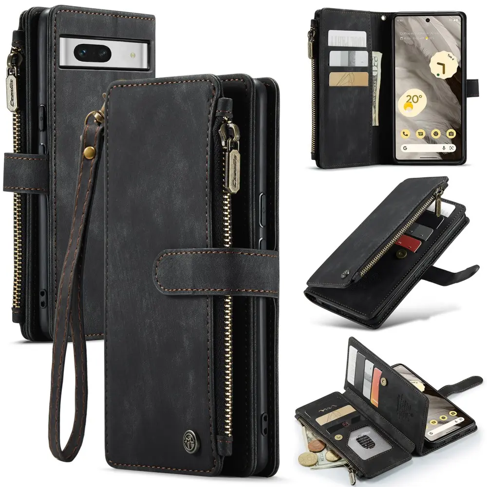 Zipper Wallet Google Pixel 7a Sort
