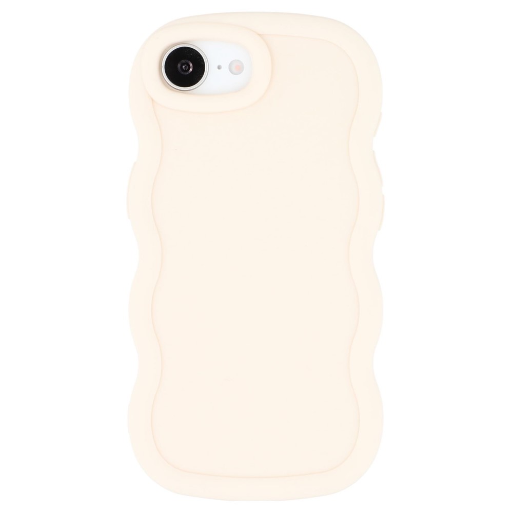 Wavy Edge TPU Deksel iPhone 16e Hvit