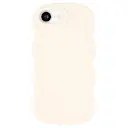 Wavy Edge TPU Cover iPhone 16e Hvid