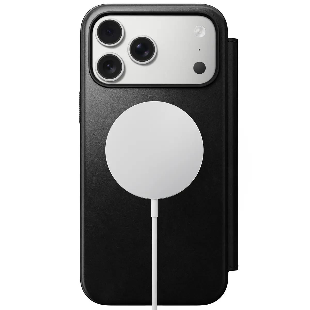 iPhone 18 Pro Max Modern Horween Leather Folio MagSafe Black