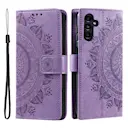 Læderetui Mandala Samsung Galaxy A37 Lilla