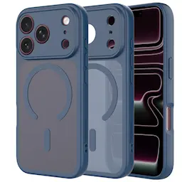 Magnetic Hybrid Deksel iPhone 18 Pro Max Blue
