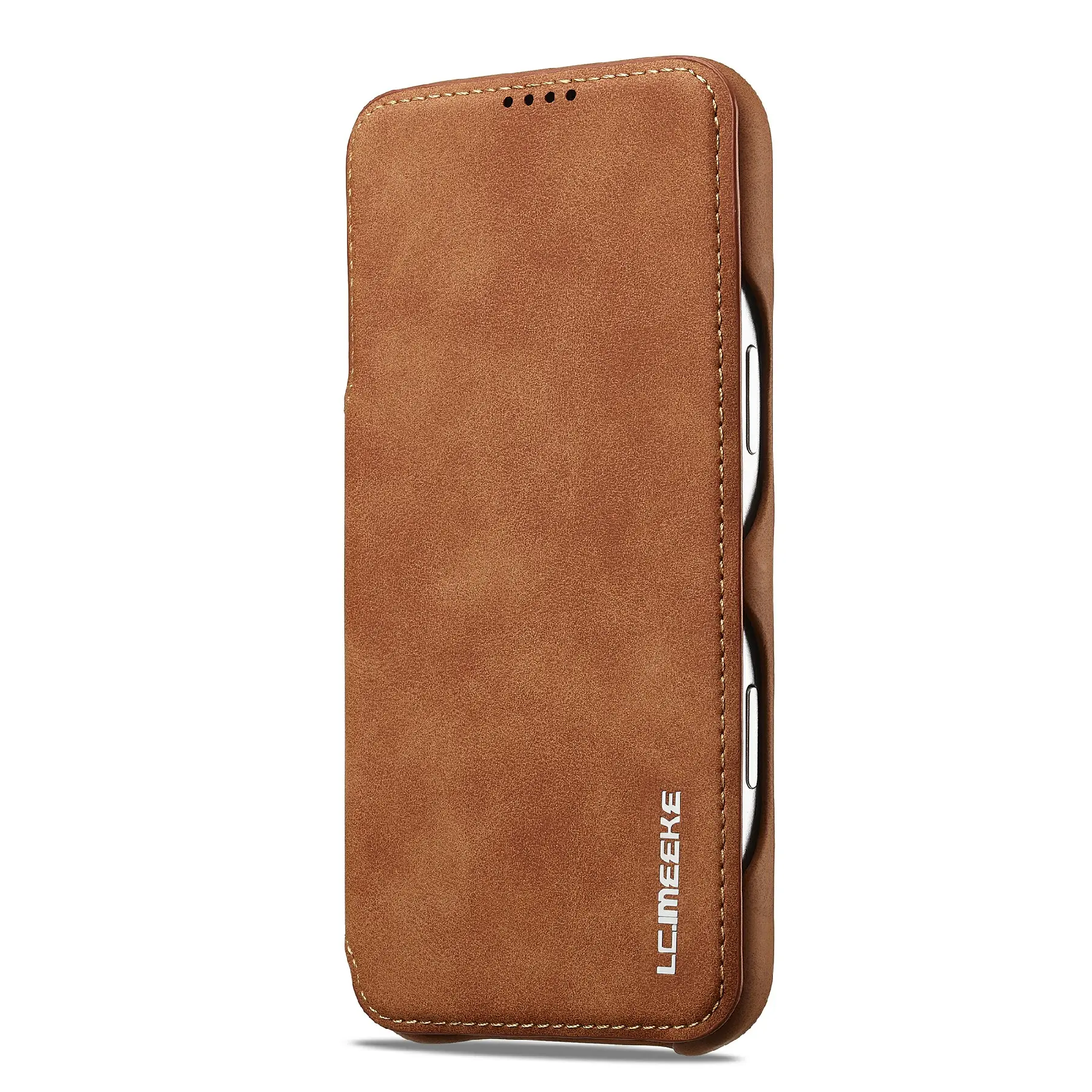 Slim Plånboksfodral iPhone 17 Pro Cognac