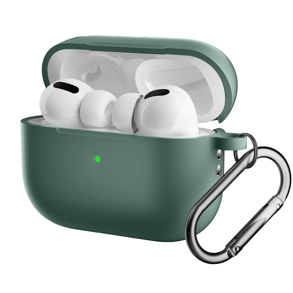 AirPods Pro 2 Silikonskal + karbinhake