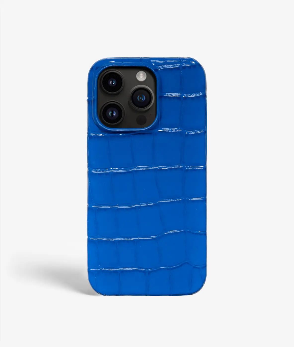Cover iPhone 14 Pro Croco Blå