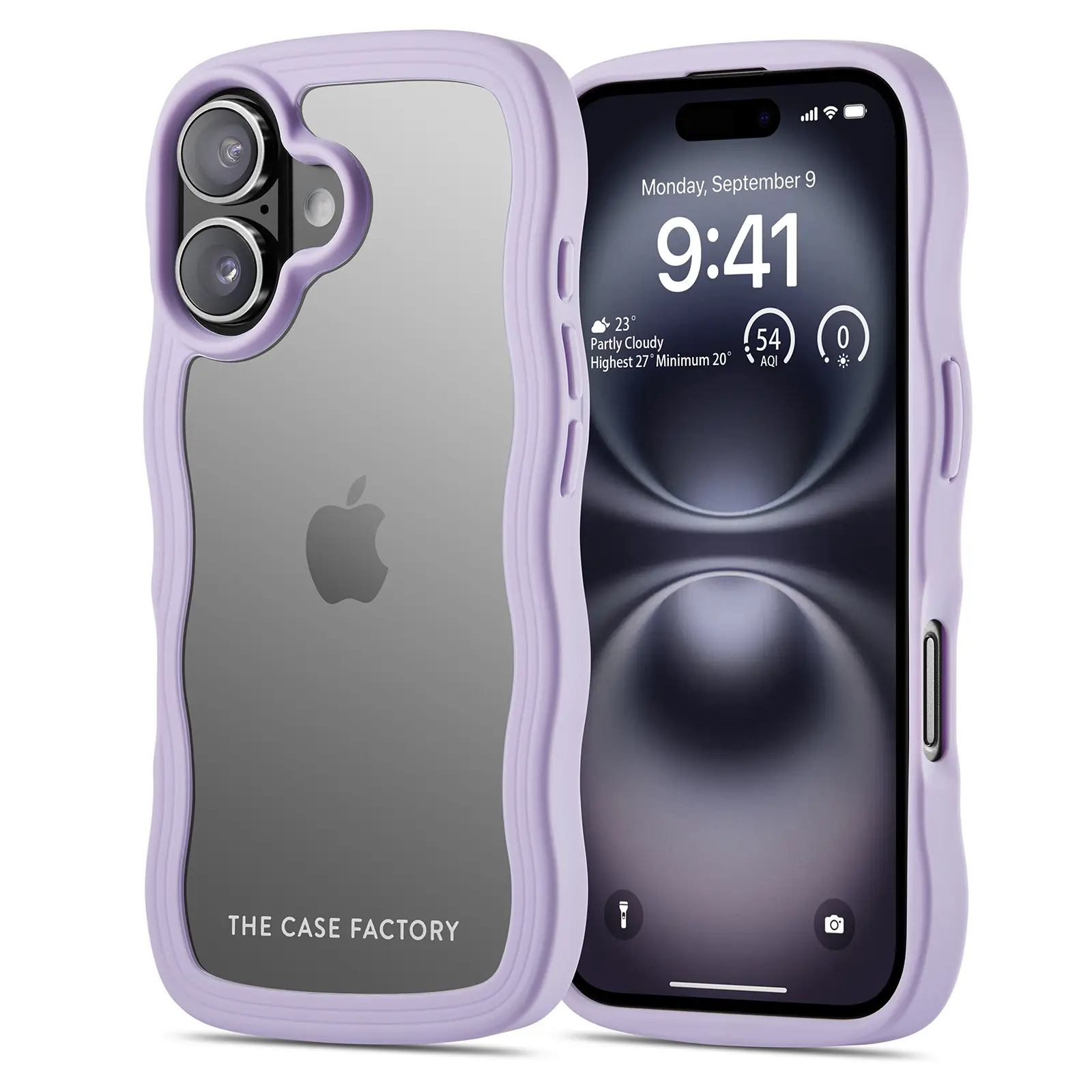 The Wave Case iPhone 17 Lila