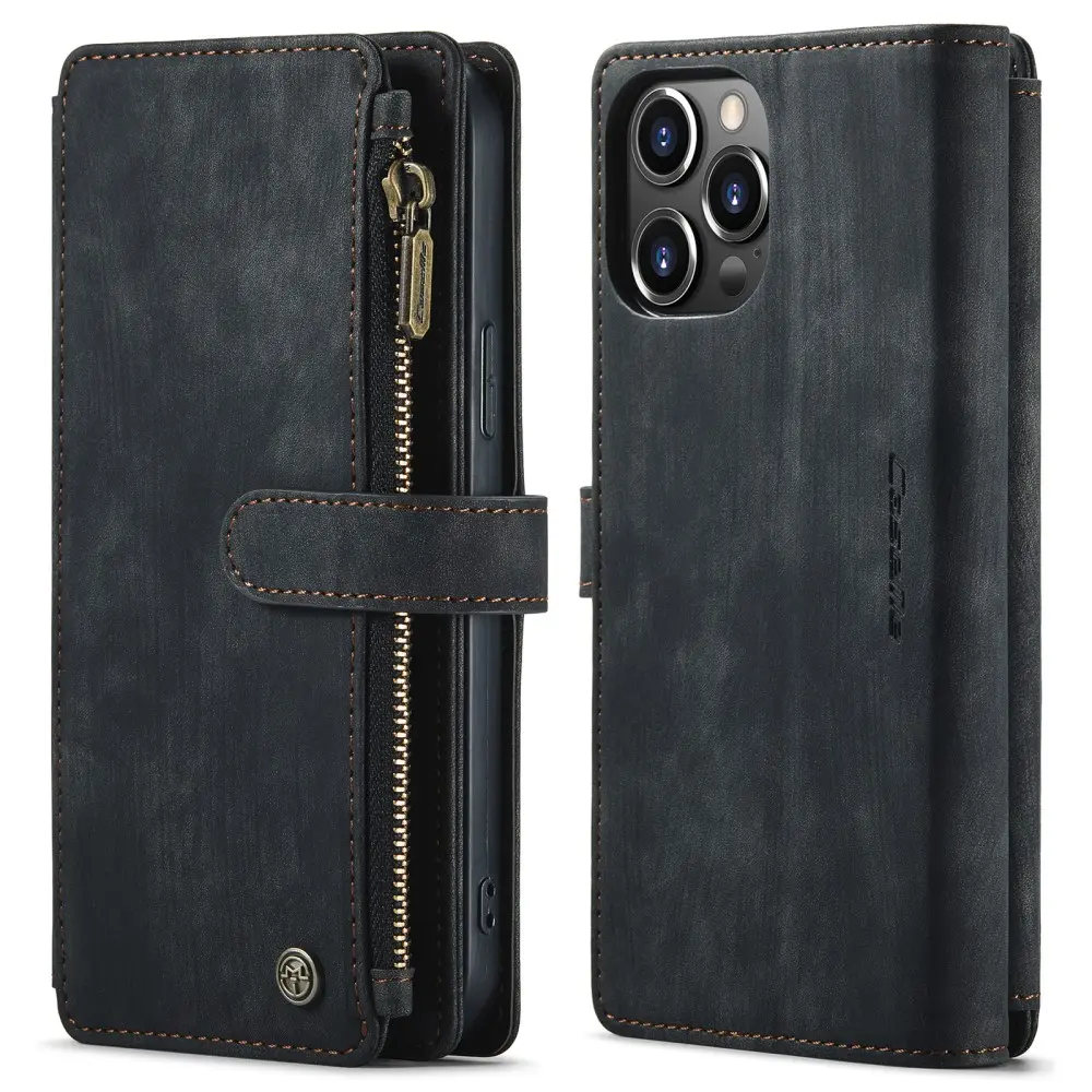 Zipper Wallet iPhone 13 Pro Max Sort