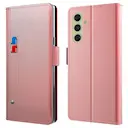 Lommebokdeksel Speil Samsung Galaxy S24 Plus rosa gull