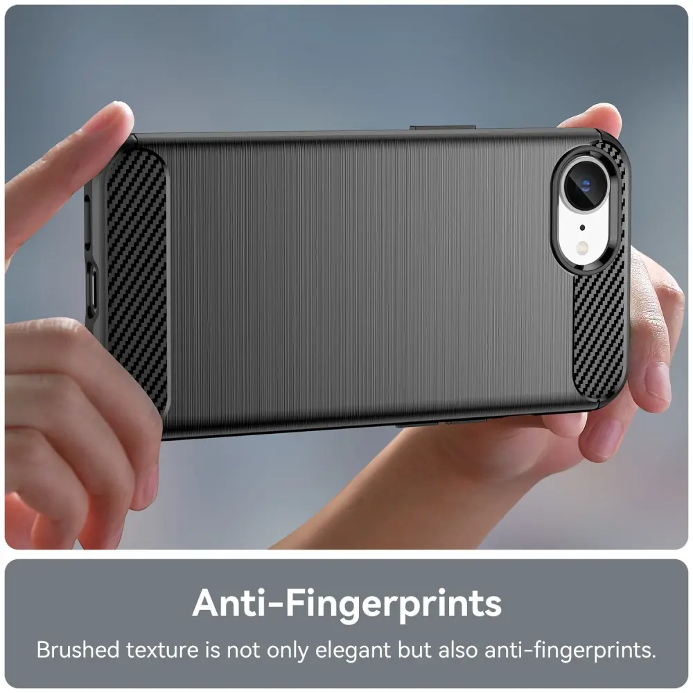 iPhone 17e Skal TPU Brushed Svart
