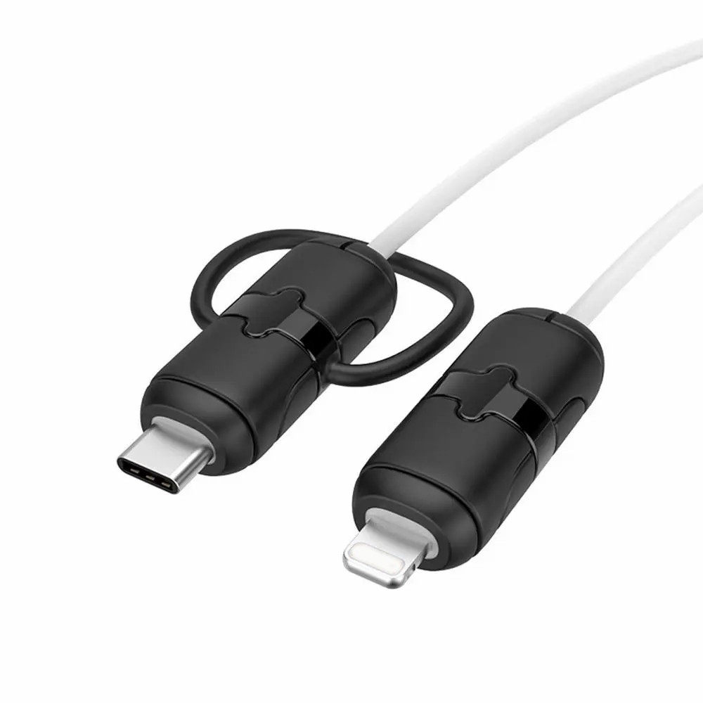 Slitstarkt Kabelskydd för USB-C till Lightning-kabel