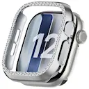 Rhinestone Skal Apple Watch Series 12 43mm Silver