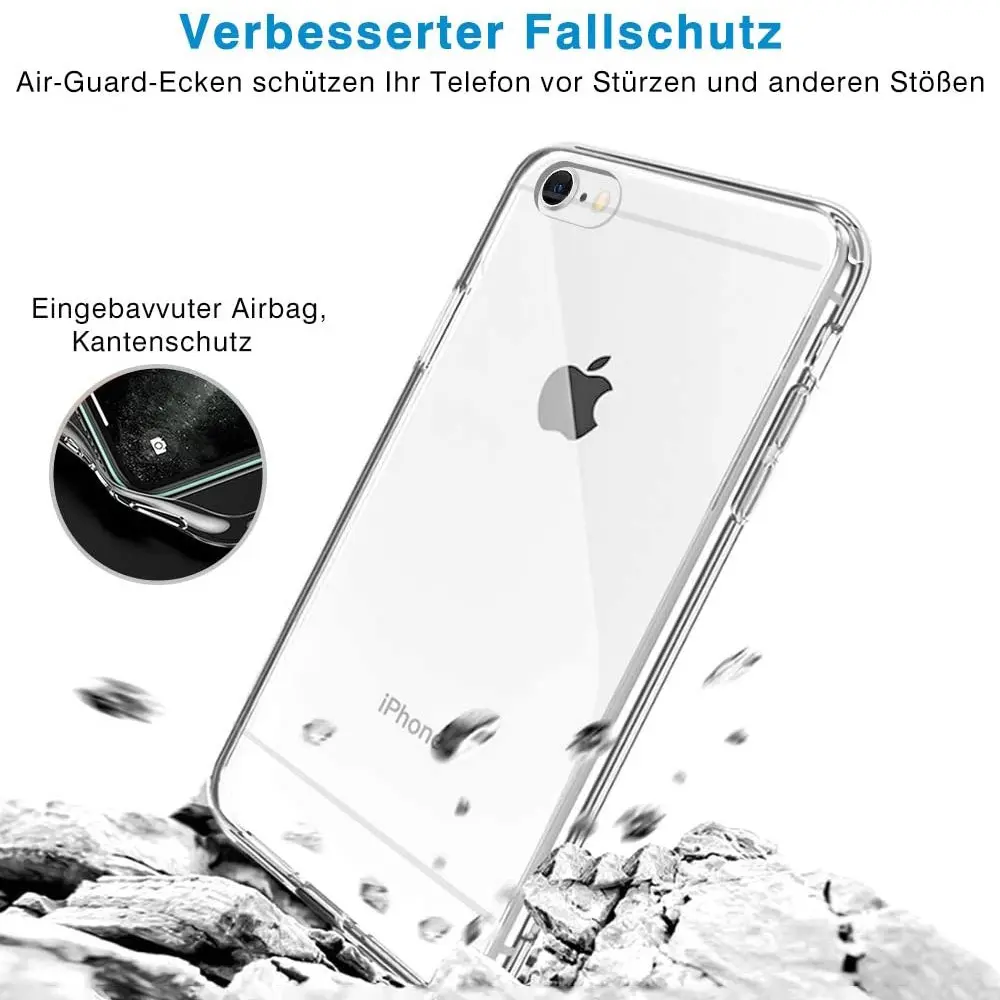 Mjukskal TPU iPhone SE (2022) transparent