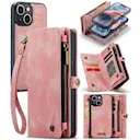 Multi-slot Suojakotelo iPhone 15 Vaaleanpunainen