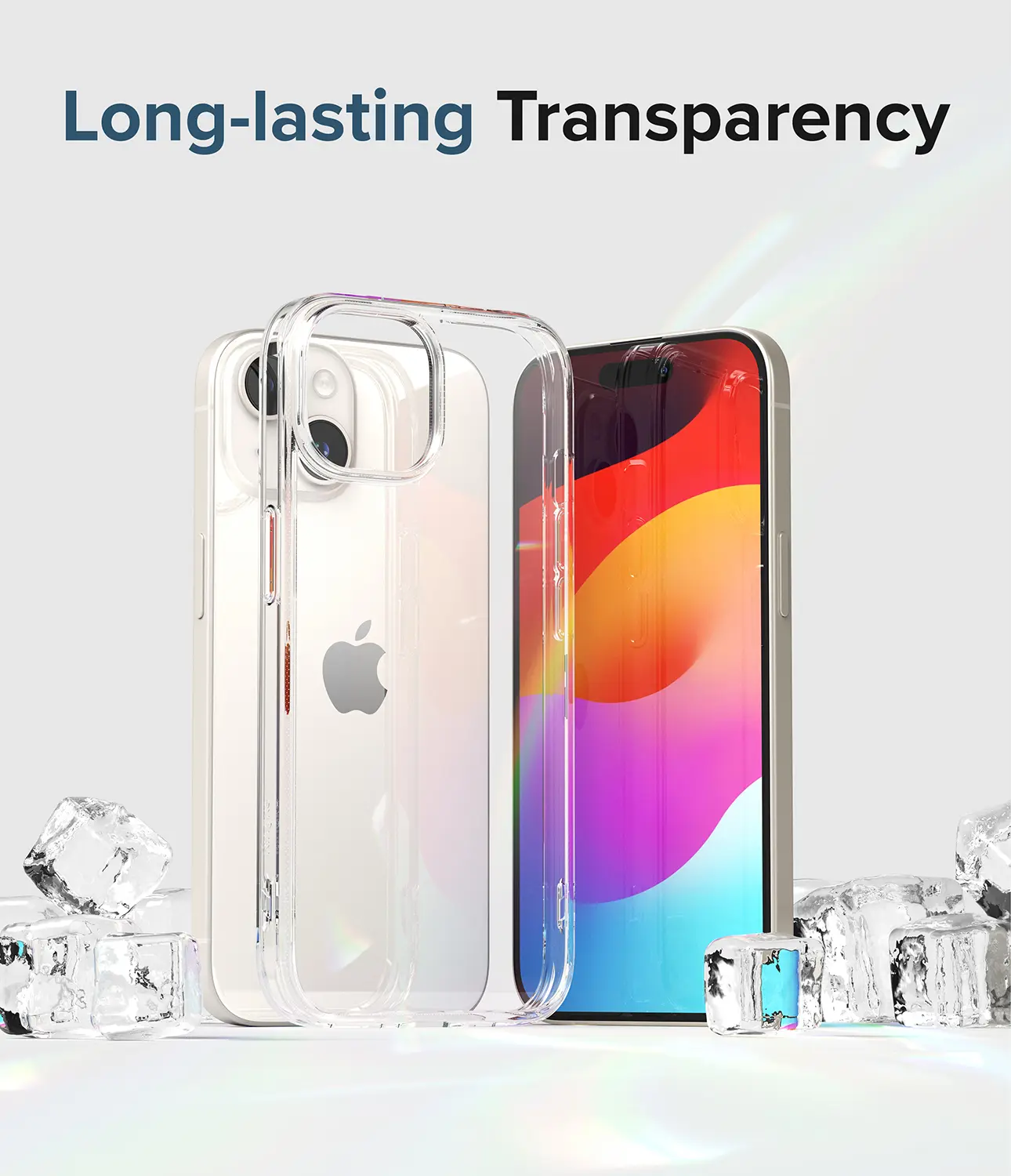 Fusion Case iPhone 15 Genomskinlig