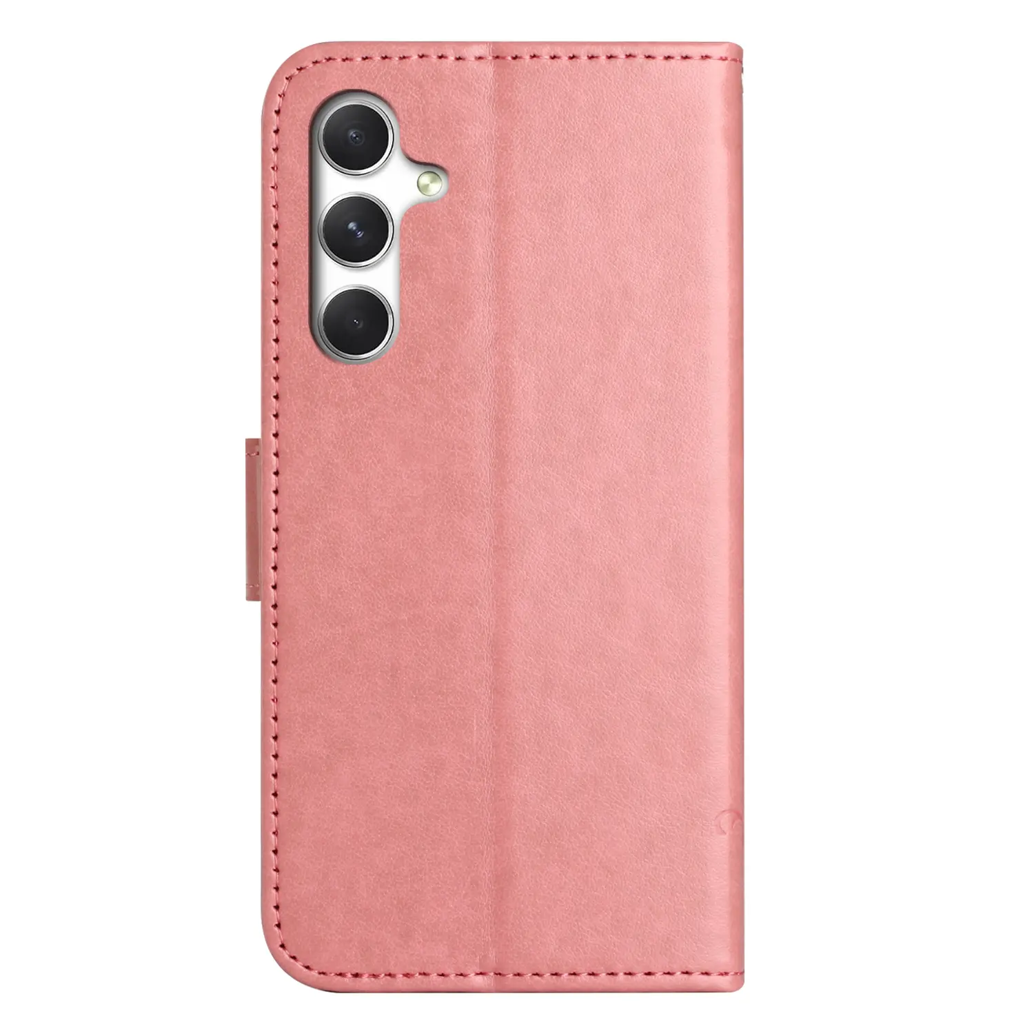 Läderfodral Fjärilar Samsung Galaxy S26 Rosa