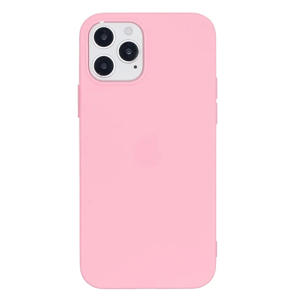 TPU Cover iPhone 12/iPhone 12 Pro Lyserød
