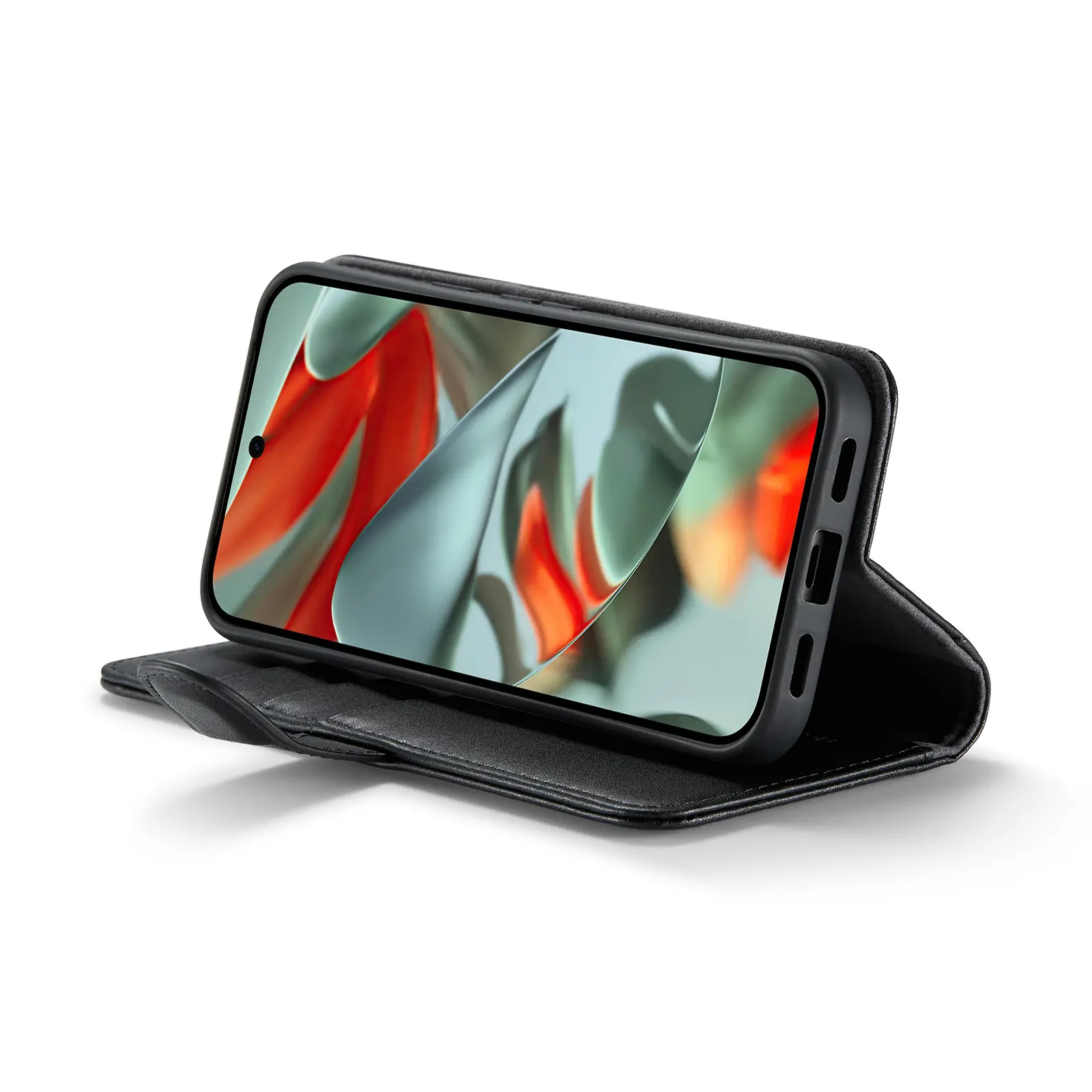 Äkta Läderfodral Google Pixel 11 Pro Svart