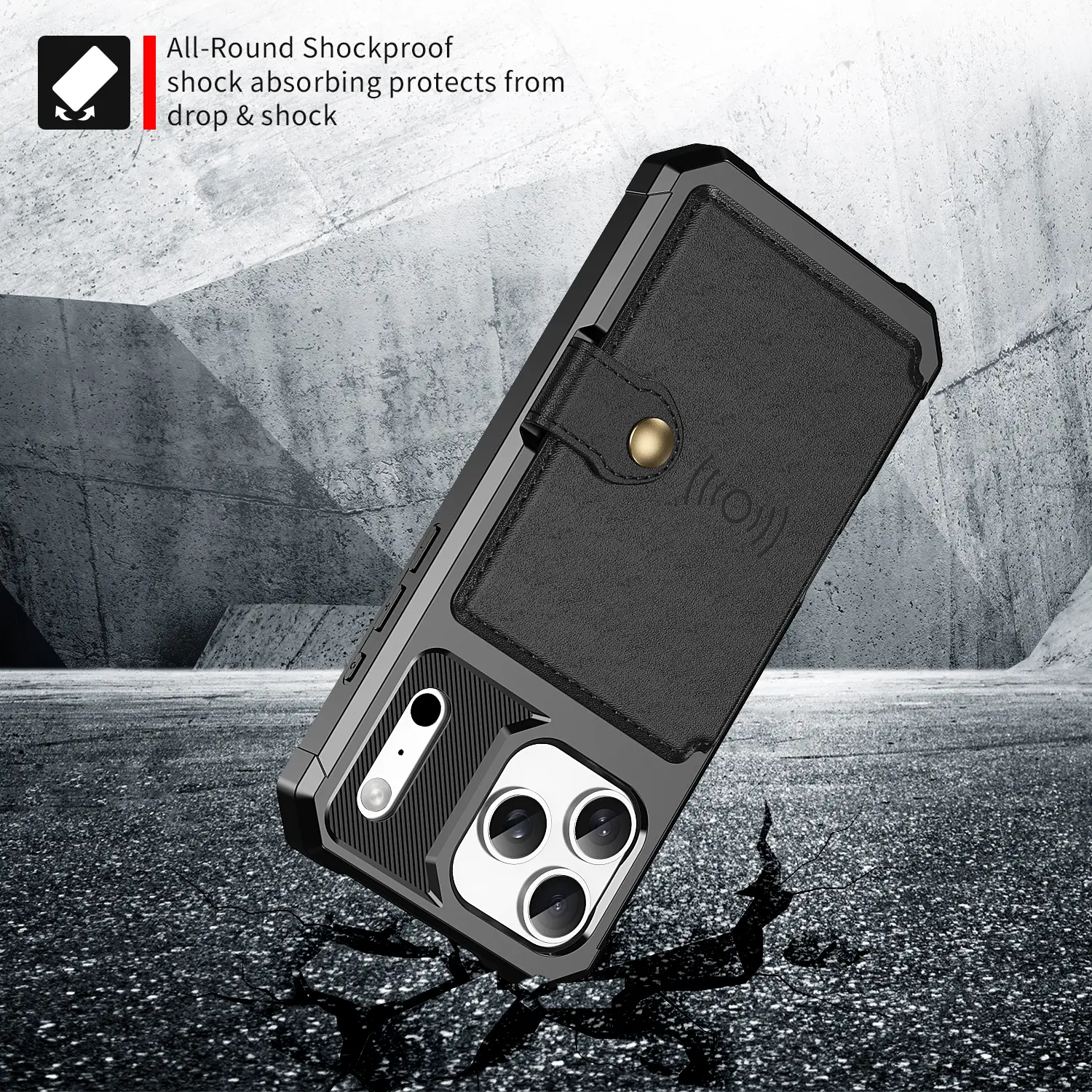 Tough Multi-slot Case iPhone 18 Pro Max Svart