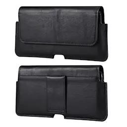 Bæltetaske Læder iPhone SE (2020) sort