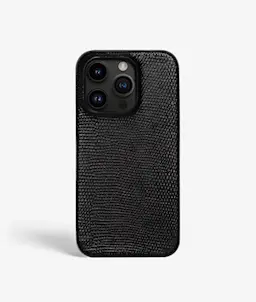 iPhone 13 Pro Max Lizard-suojakuori Black