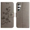 Samsung Galaxy S26 Mobiletui med sommerfugle, Grå