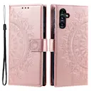 Lærveske Mandala Samsung Galaxy A16 rosegull