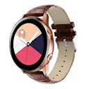 Læderrem Krokodil Samsung Galaxy Watch Active brun