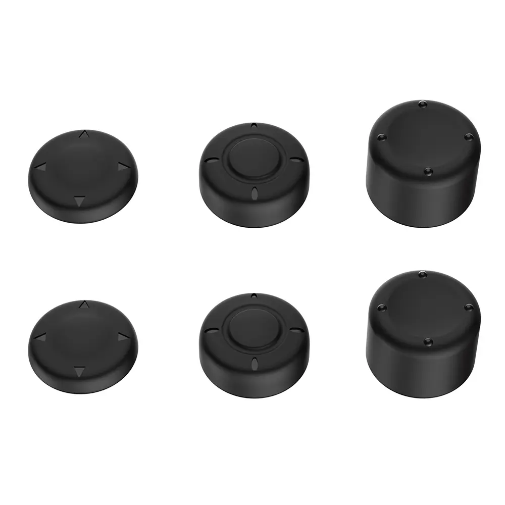Joystick knapbeskyttere silikone Nintendo Switch 2 (6-pack) sort