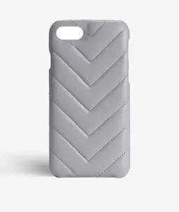 Deksel iPhone 8 V Nappa Grey