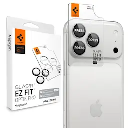 iPhone 18 Pro Max EZ Fit linssinsuoja (2-kpl), Hopea