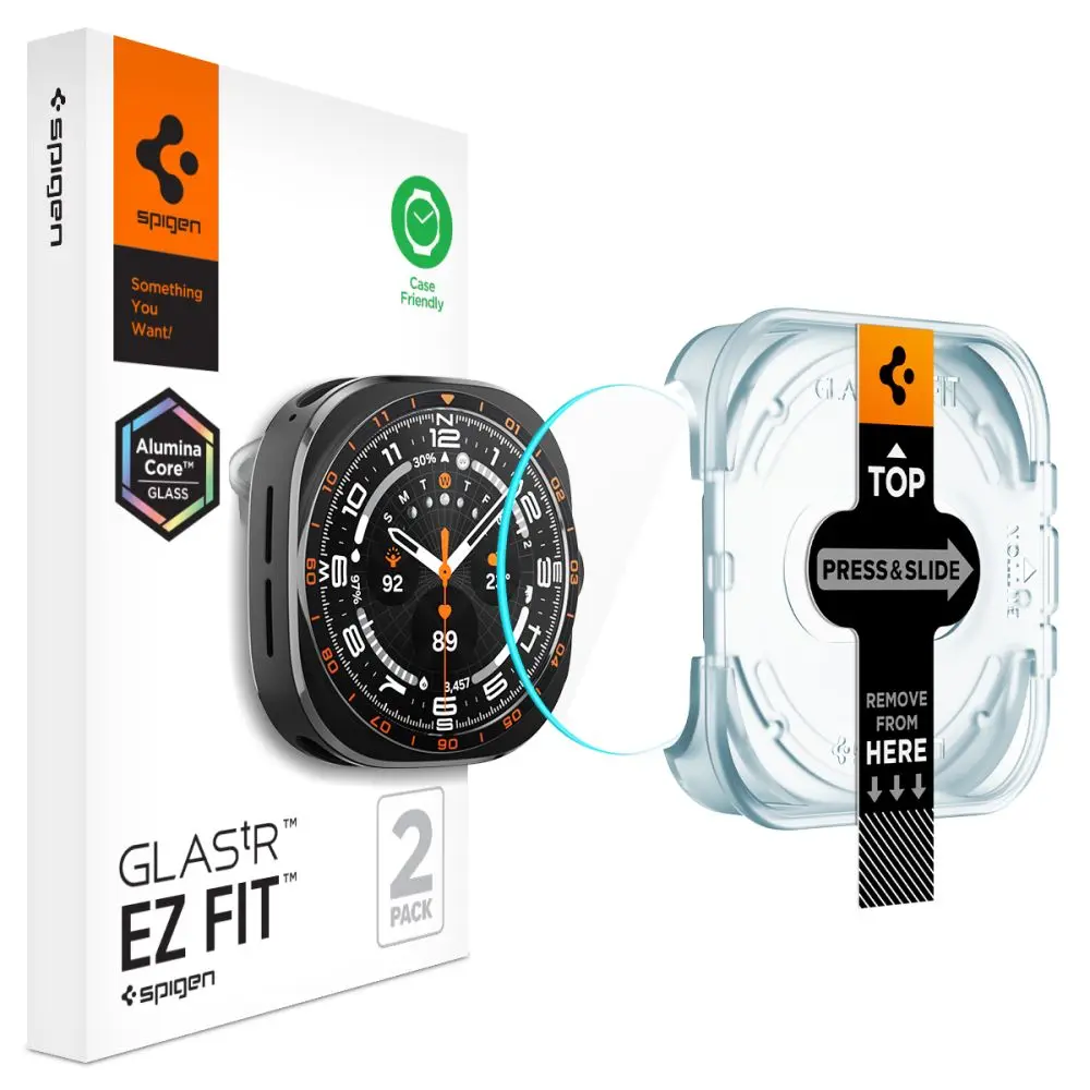 Samsung Galaxy Watch Ultra 2 (2026) Screen Protector EZ Fit GLAS.tR (2-pack)