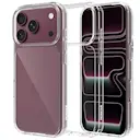 iPhone 18 Pro Max Crystal Hybrid-cover, Gennemsigtig
