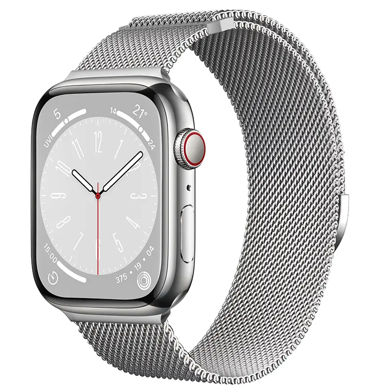 Armbånd Milanese Loop Apple Watch Series 11 46mm Sølv