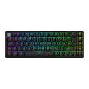 K6 HE Trådløst gamingtastatur Tri-Mode Hot Swap QMK Gateron, Black