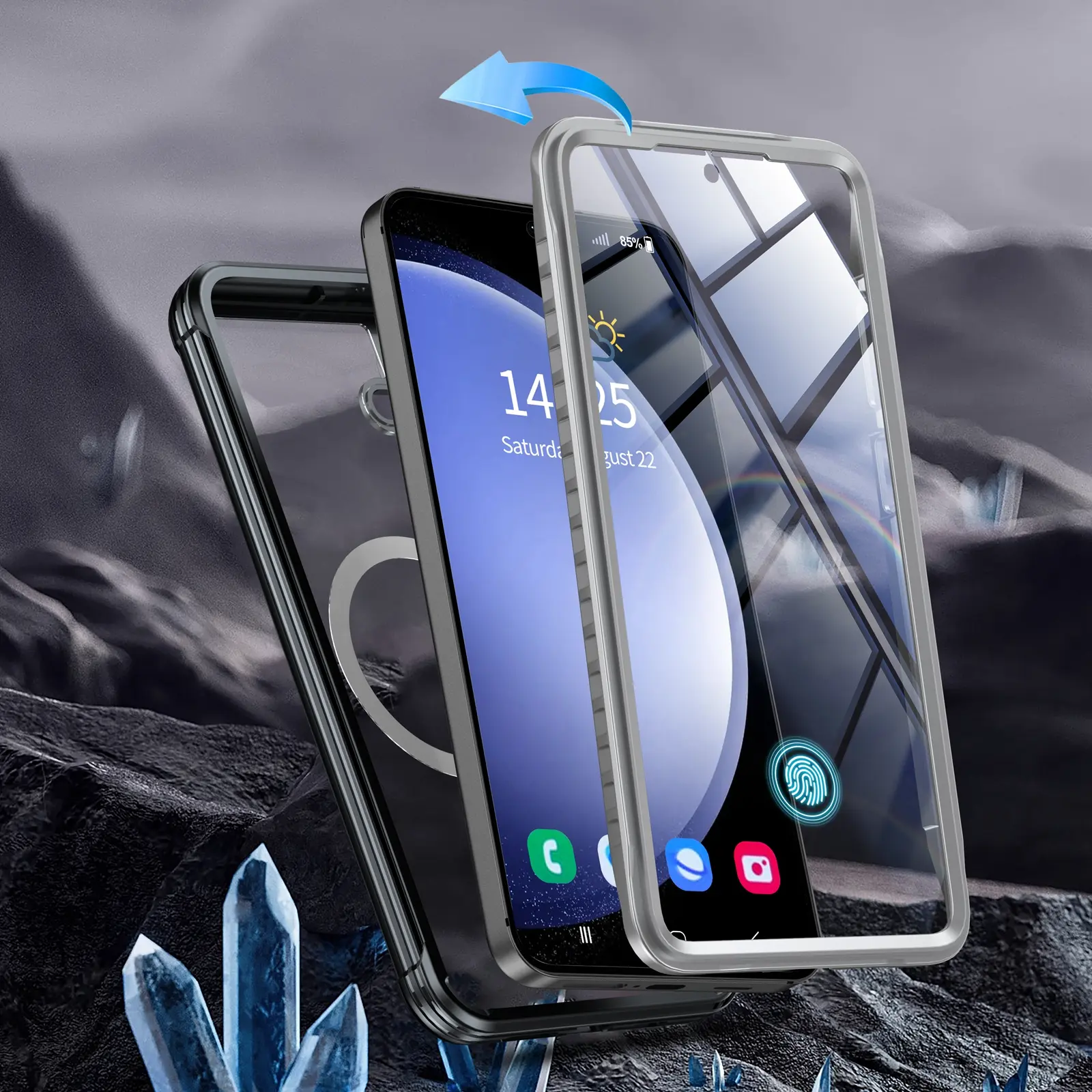 Premium Full Protection Case Samsung Galaxy S24 Svart