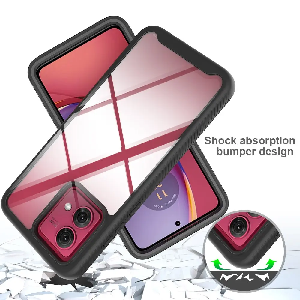 Full Protection Case Motorola Moto G84 Svart