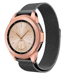 Samsung Galaxy Watch 42mm Milanese Loop-ranneke, Musta