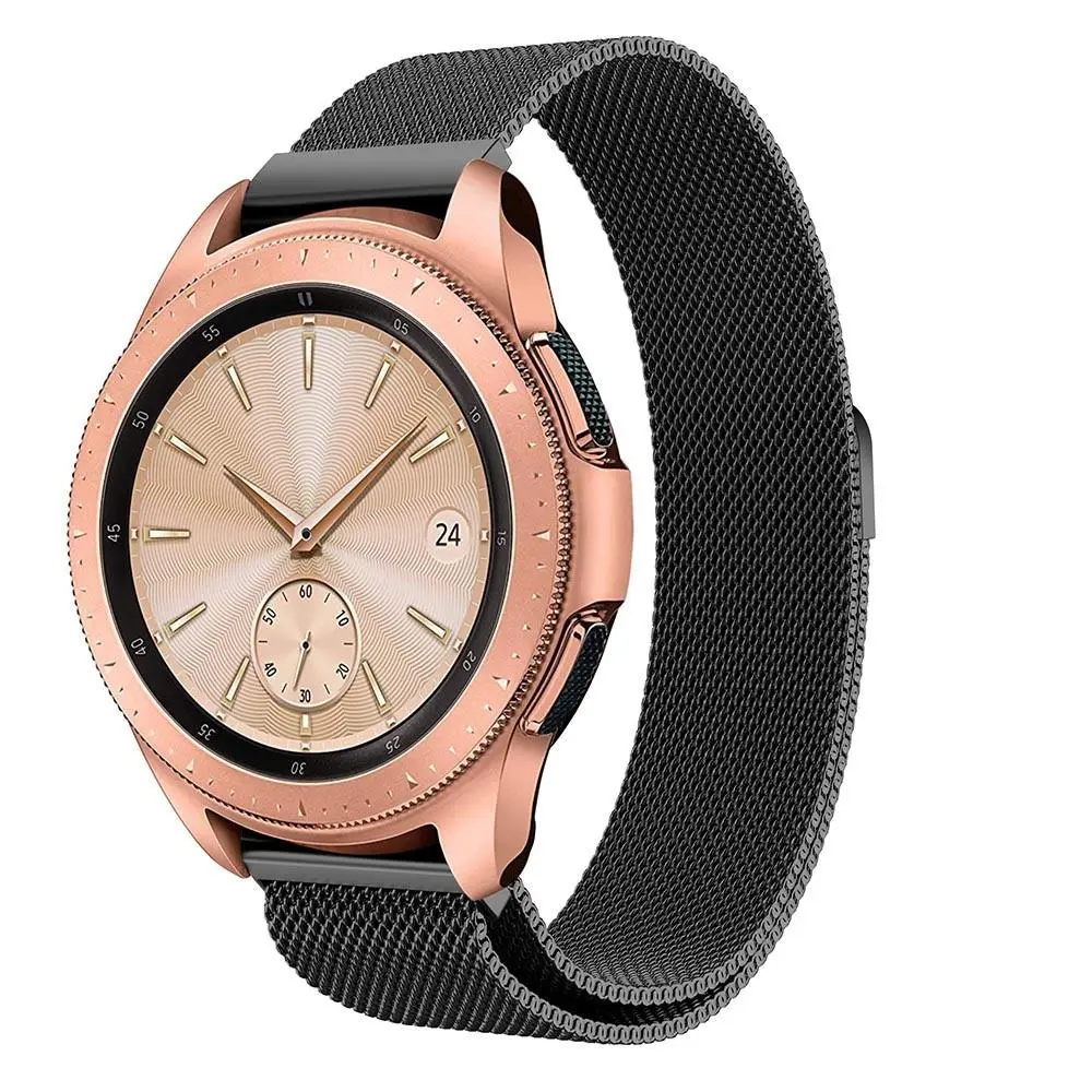 Samsung Galaxy Watch 42mm Reim Milanese Loop Svart