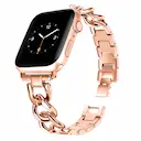 Apple Watch Series 8 41mm Lyxigt kedjearmband i metall, Roséguld