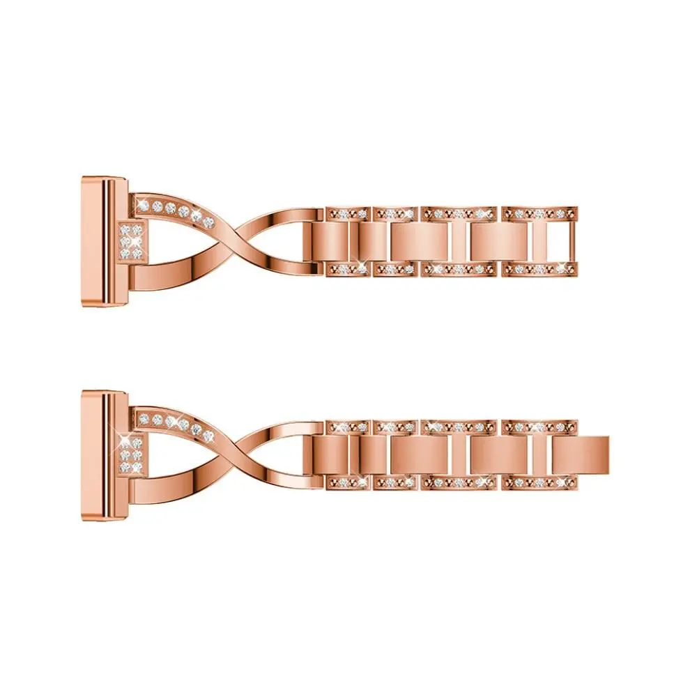 Crystal Bracelet Fitbit Versa 3/Sense Roséguld