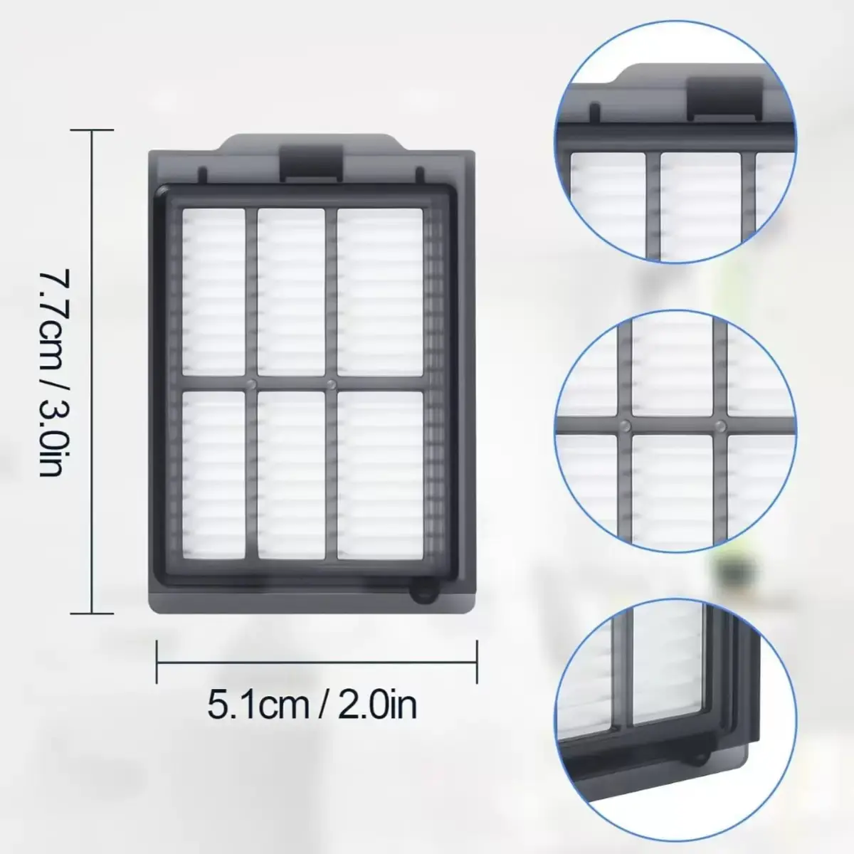 HEPA-filter - passar till iRobot Roomba Plus 405 Combo