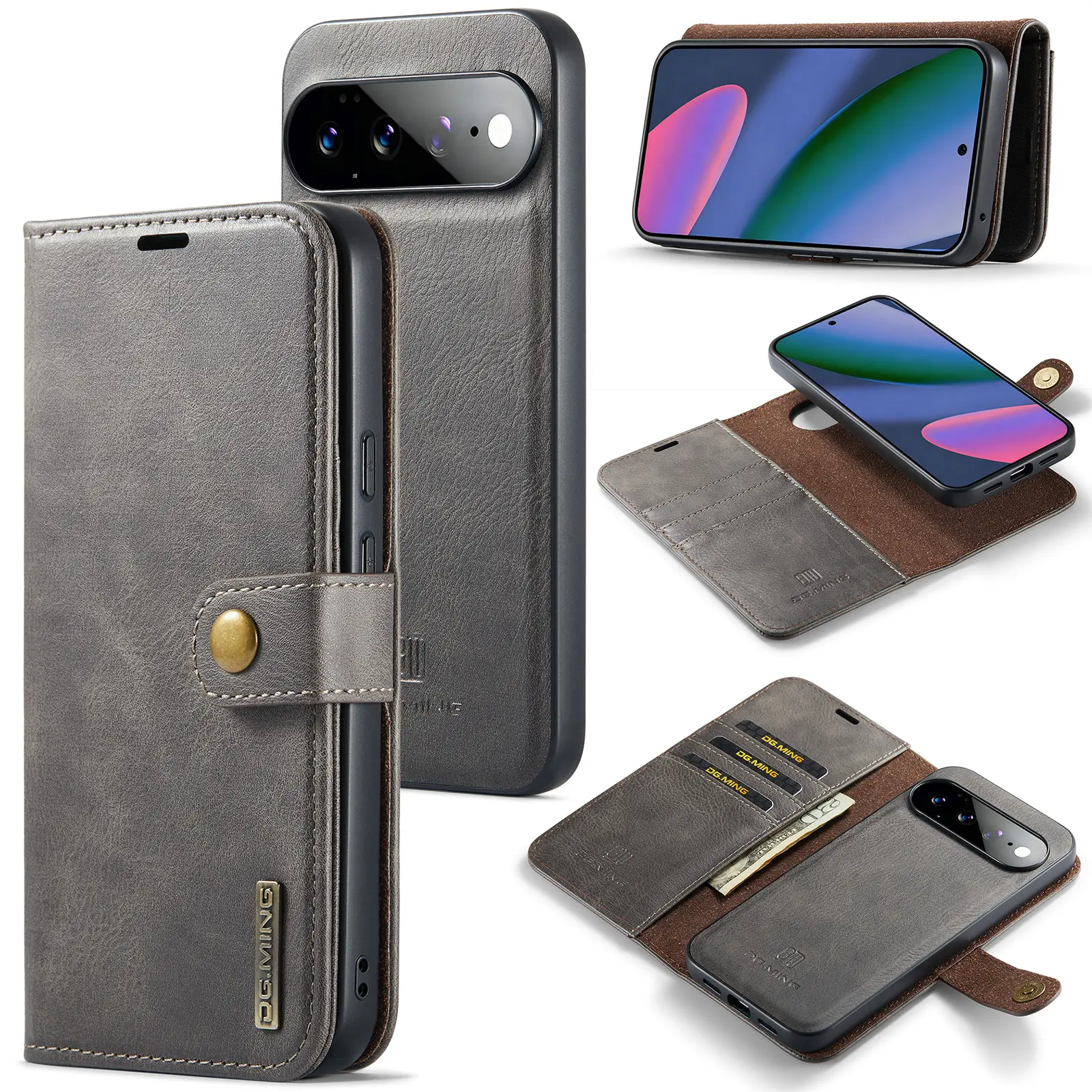 Magnet Wallet Google Pixel 11 Pro XL Brown